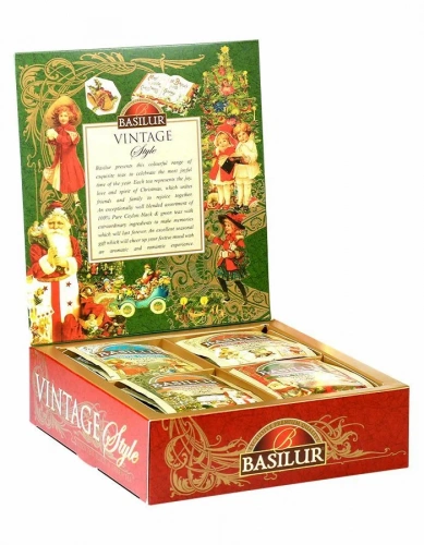 Чай Basilur винтаж ассорти 40 пакетиков